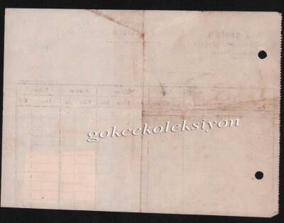1965 Konya Shell Bayi Satış İstasyon Faturası EFM162 - 2