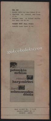 1965 Yılı Ayça Çocuk Yuvası ve Ana Okulu Reklam Broşürü EFM312 - 4