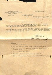 1965 Yılı Karadeniz Bölgesi Fındık İhracatçıları Birliğinden Üyelerine Belge - Muzaffer Özçadanlı İmzalı EFM(N)10001 - 4