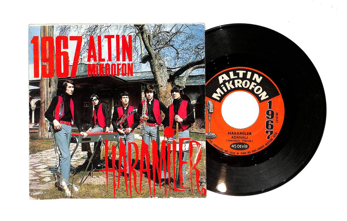 1967 Altın Mikrofon Haramiler - Adanalı / Çamlıca Yolunda PLAK (10/8) PLK23472 - 1