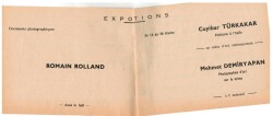 1967 Türk -Fransız Kültür Derneği Kültür Faliyetleri Giriş Bileti EFM(N)1114 - 11
