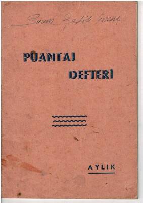 1969 Tüccar Aylık Puantaj Defteri EFM1266 - 3