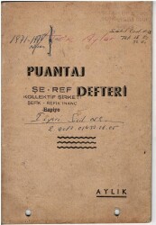 1969 Tüccar Aylık Puantaj Defteri EFM1267 - Gökçekoleksiyon