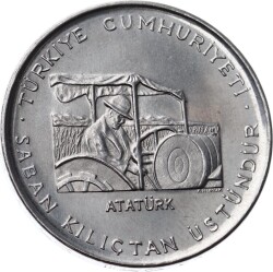 1970 - 2½ Lira FAO *Saban Kılıçtan Üstündür* (Düz) TCH1120 - Gökçekoleksiyon