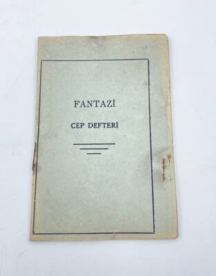 1970ler Düz Çizgili Fantazi Cep Defteri AOB3391 (N) - 1