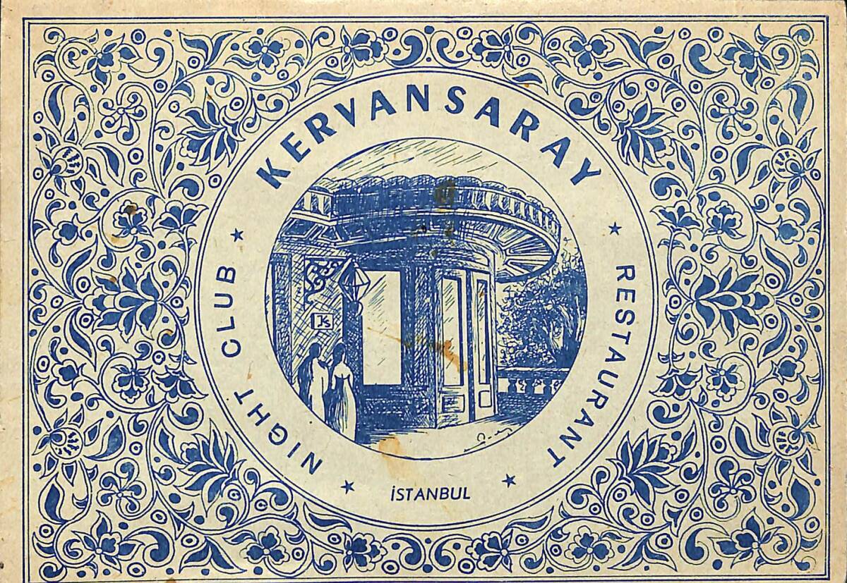 1970'ler Kervansaray Night Club&Restaurant (İstanbul) Fotoğraf Kartı EFMN15343 - 4