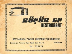 1970'ler Küçük Ev (İstanbul/Üsküdar) Restaurant Fotoğraf Kartı EFMN15334 - 4