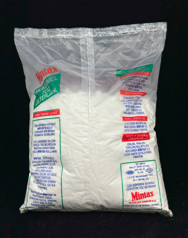 1970'ler Mintax Toz Deterjan 900 gr (Açılmamış Paketinde) AOB4170 (N) - 2