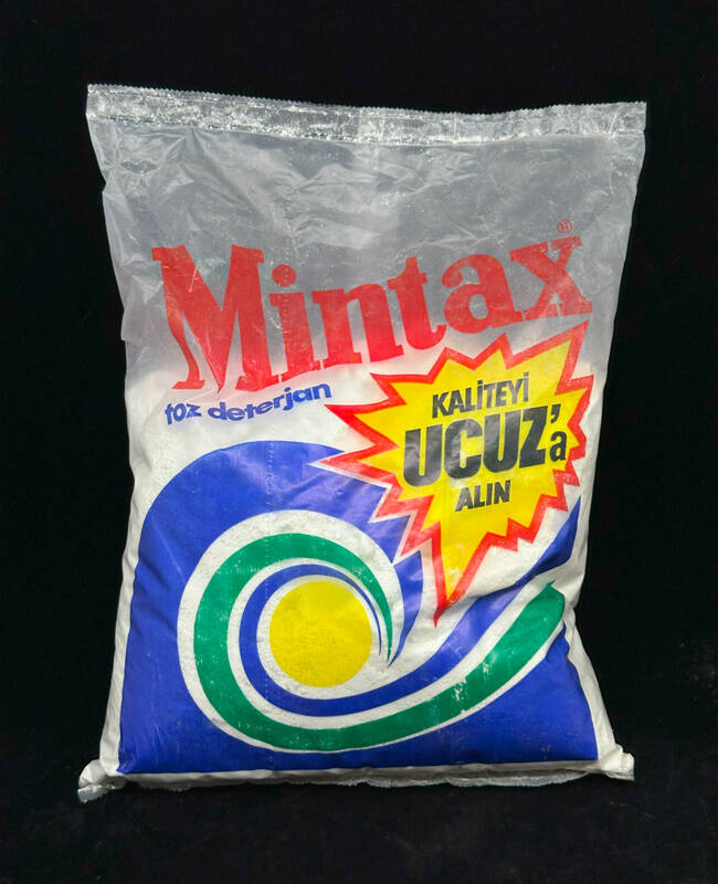 1970'ler Mintax Toz Deterjan 900 gr (Açılmamış Paketinde) AOB4170 (N) - 1