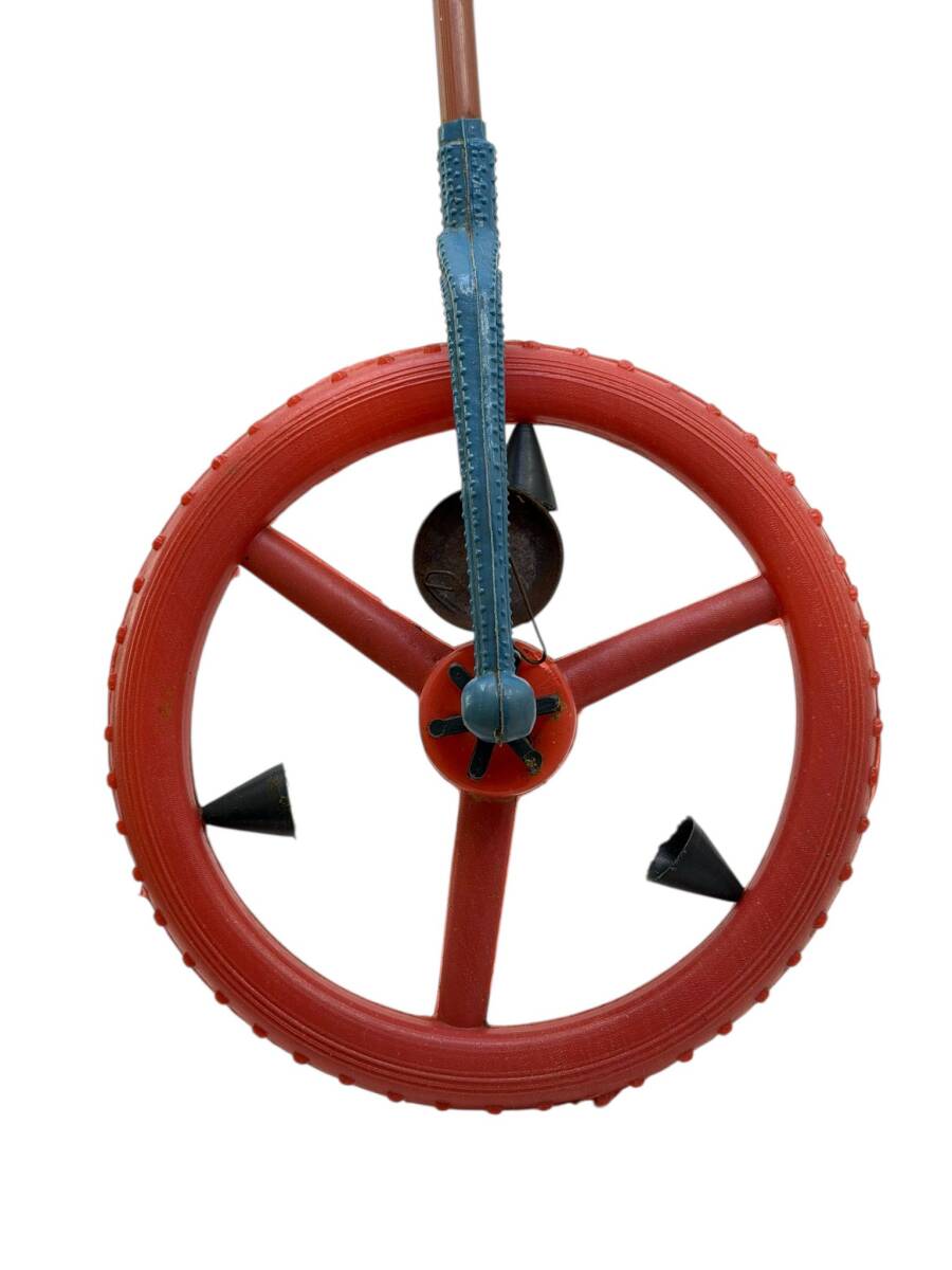 1970'ler Sürmeli Çın Çın Şişme Teker Oyuncak AOB5363 - 3