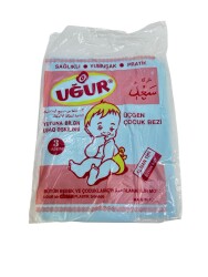 1970'ler Uğur Üçgen Çocuk Bezleri Alman Tipi Büyük Boy (Kullanılmamış Sıfır Poşetinde) AOB4501 (N) - 1