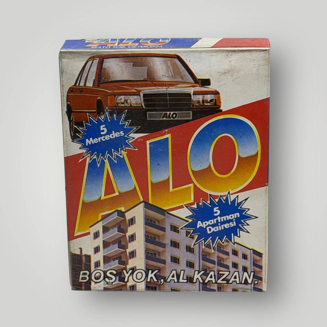 1970's Alo Toz Deterjan ''5 Mercedes 5 Apartman Dairesi Kazandırıyor!'' AOB5041 - 2