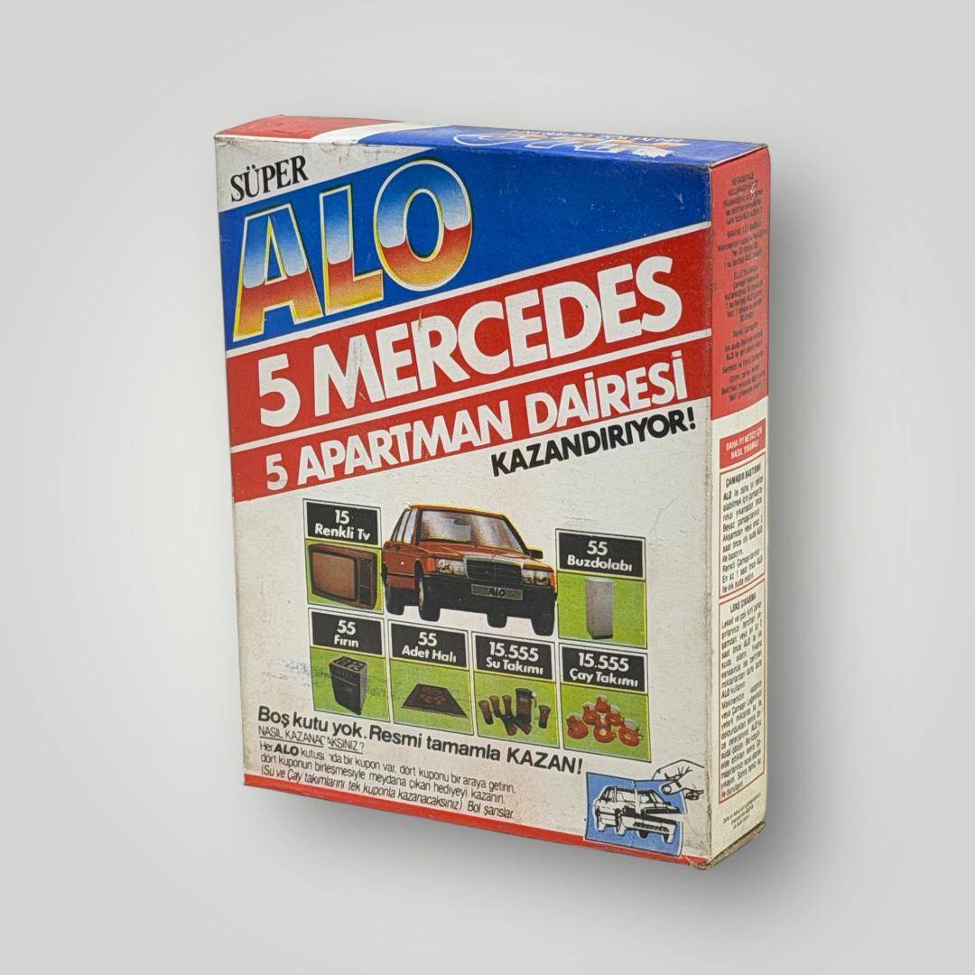 1970's Alo Toz Deterjan ''5 Mercedes 5 Apartman Dairesi Kazandırıyor!'' AOB5041 - 3