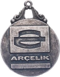 1970s Arçelik Eski Anahtarlık Ucu Gümüş Kaplama MVM2096 - 2