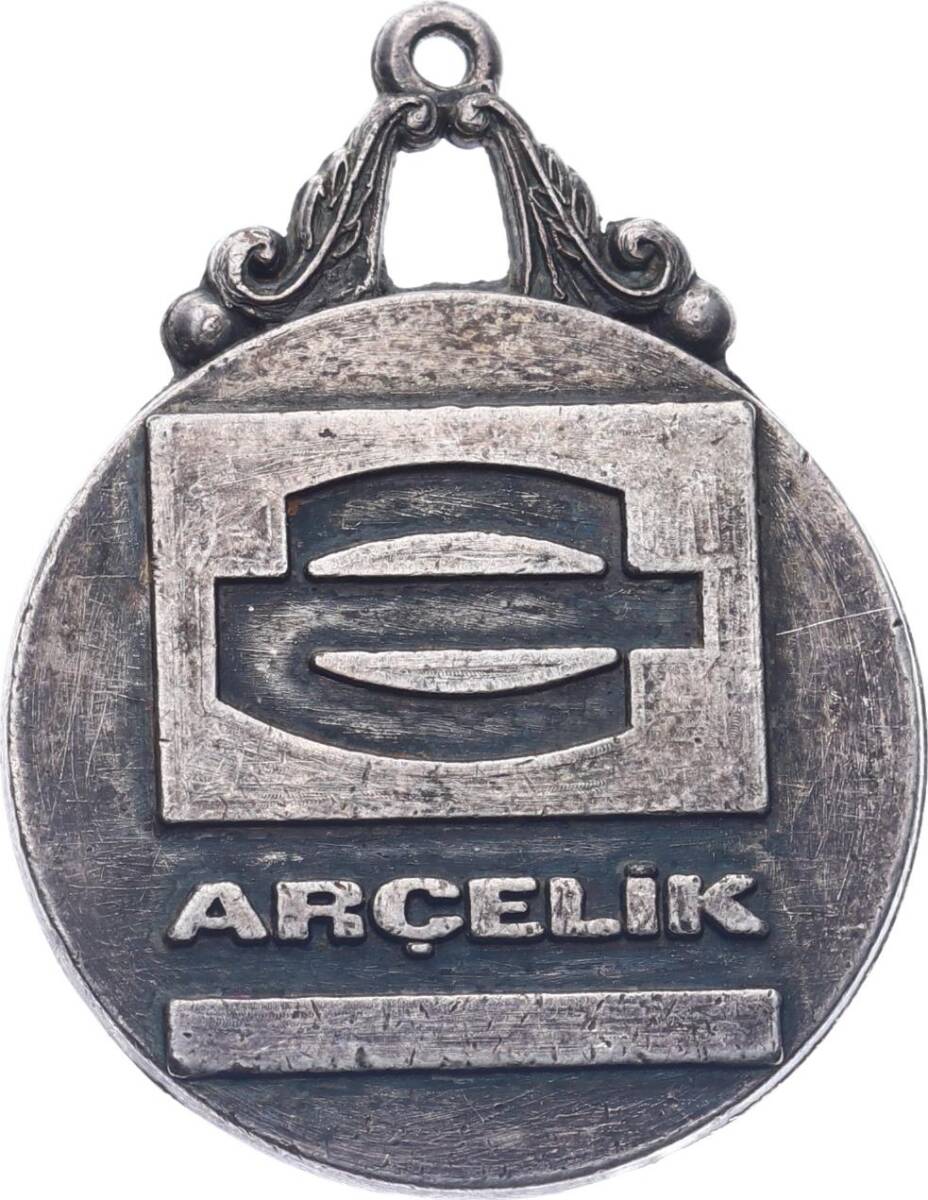 1970s Arçelik Eski Anahtarlık Ucu Gümüş Kaplama MVM2096 - 2