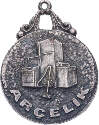 1970s Arçelik Eski Anahtarlık Ucu Gümüş Kaplama MVM2096 - 3