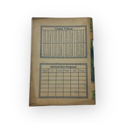 1970s Atatürk Göerselli Gençlik Lise Defteri Çizgisiz 80 Yapraklı#AOB6052 - 2