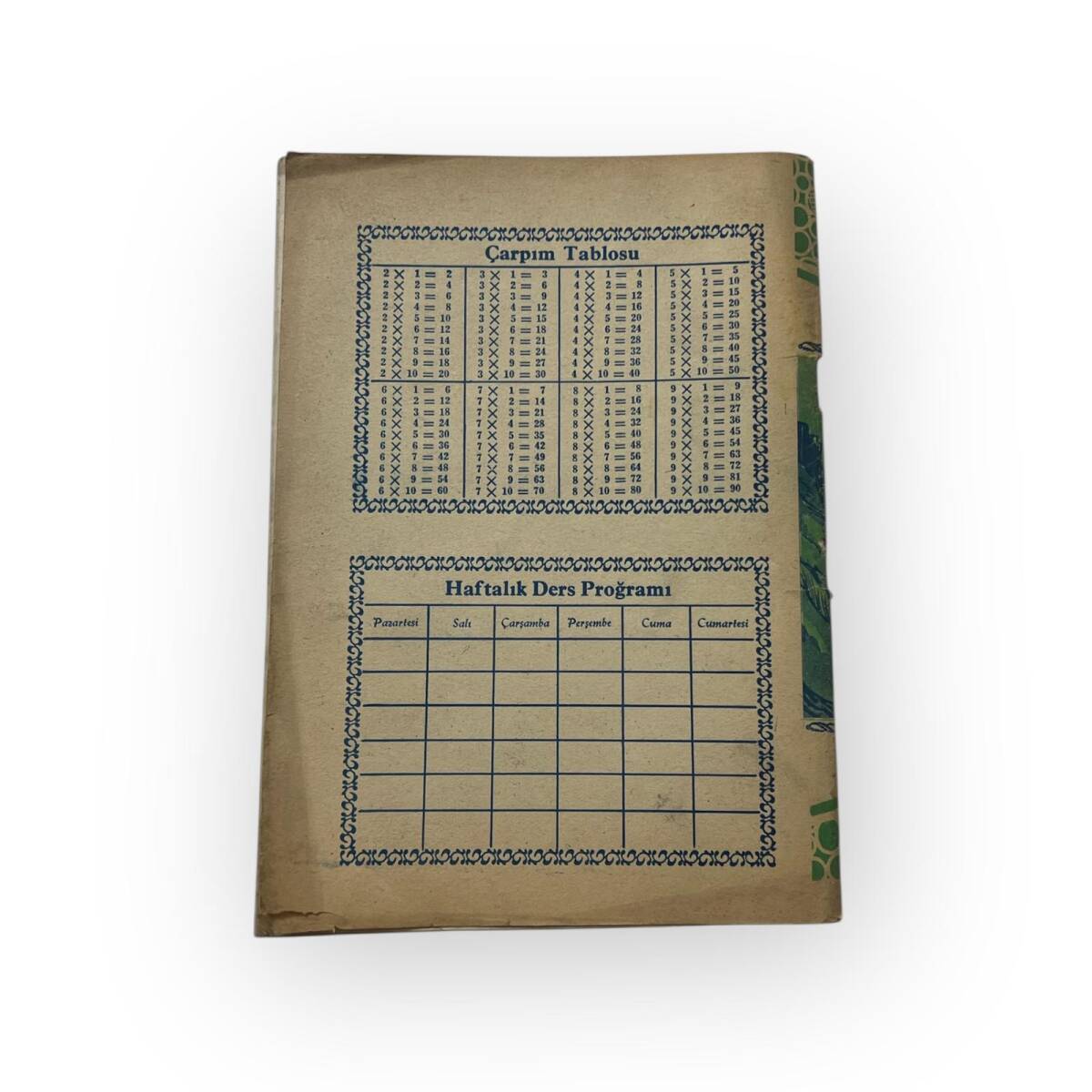 1970s Atatürk Göerselli Gençlik Lise Defteri Çizgisiz 80 Yapraklı#AOB6052 - 2