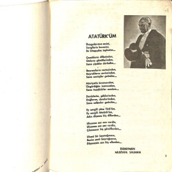 1970's Atatürk Şarkıları Ders Kitabı NDR100495 - 2