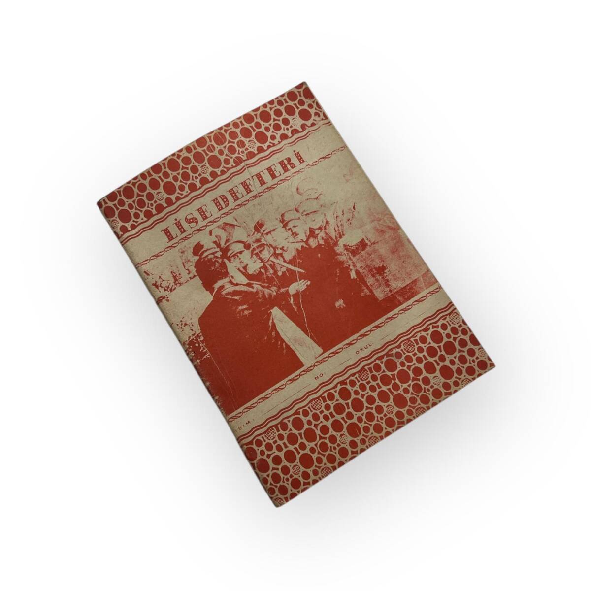 1970s Atatürk ve Silah Arkadaşları Görselli Lise Defteri Çizgisiz 80 Yapraklı#AOB6047 - 4