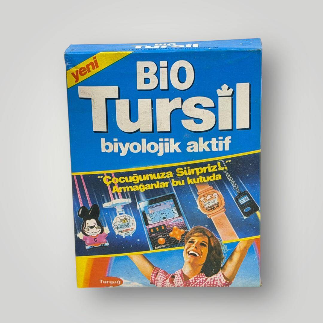 1970's Bio Tursil Toz Deterjan ''Çocuğunuza Sürpriz!..'' Armağanlar Bu Kutuda AOB5042 - 2