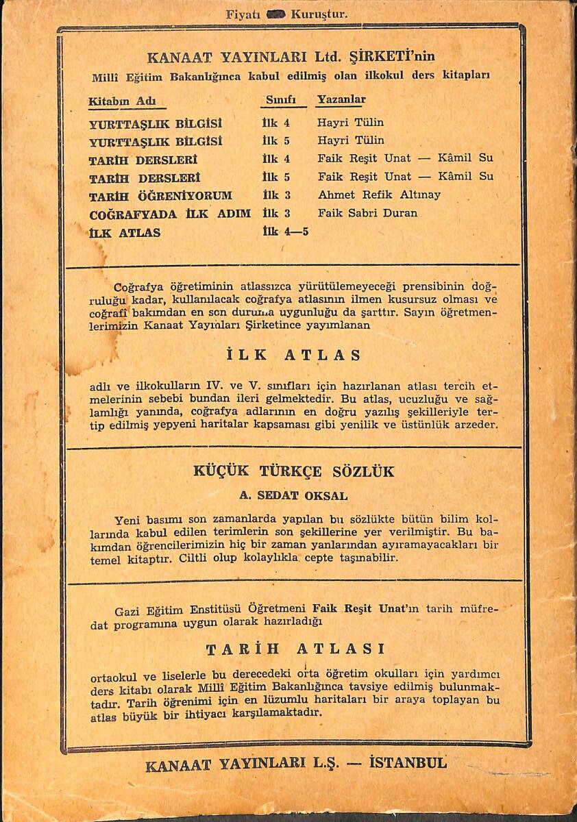 1970's Coğrafyada İlk Adım Ders Kitabı NDR101295 - 3