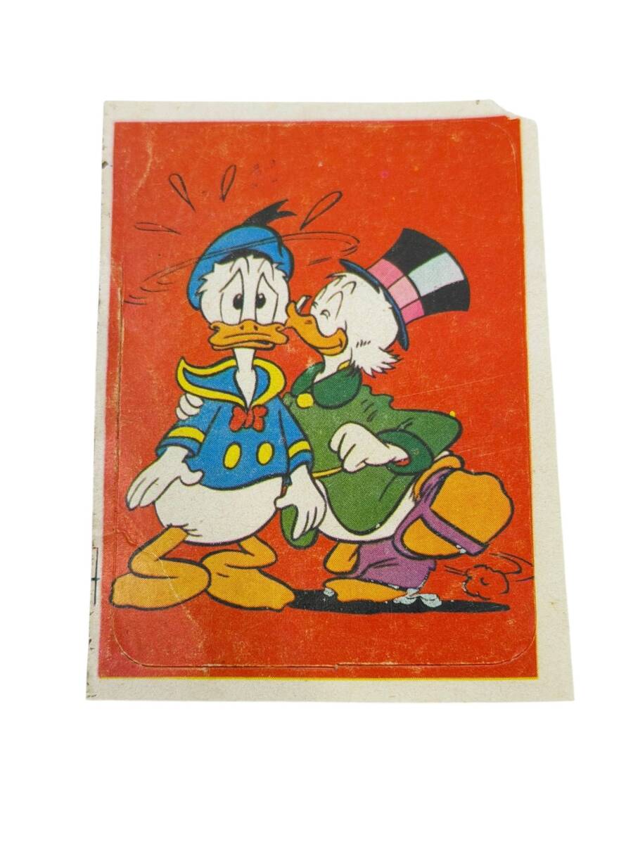 1970's Disney Donald ve Scrooge Sticker Çıkartma AKS1927 - 1