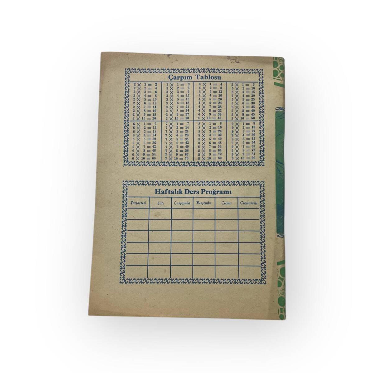 1970s Mehmetçik Görselli Gençlik Lise Defteri Çizgisiz 80 Yapraklı #AOB6038 - 2