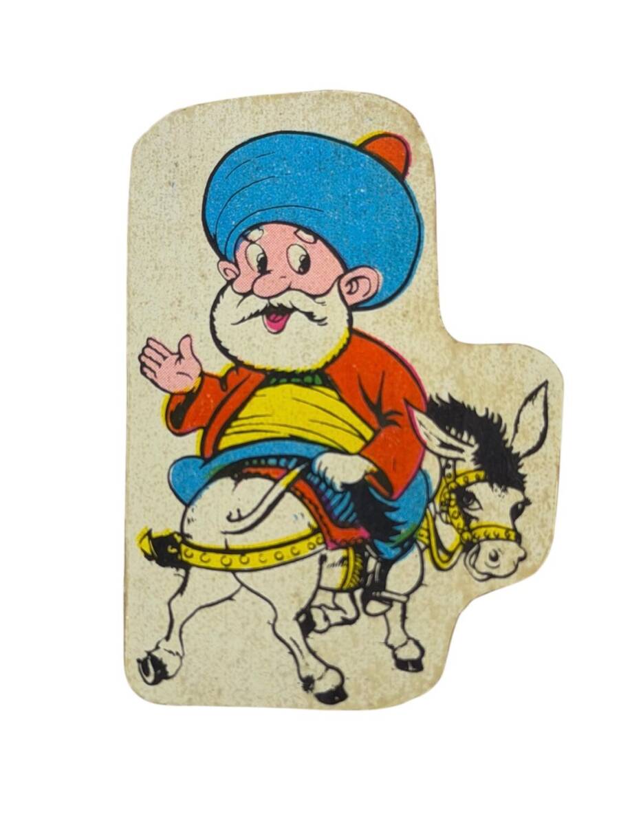 1970's Nasreddin Hoca Sticker Çıkartma AKS1917 - 1