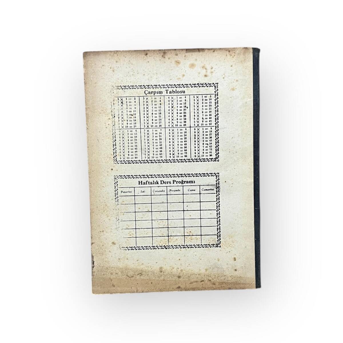 1970s Nostaljik Lise Defteri 160 Yapraklı #AOB5126 - 2