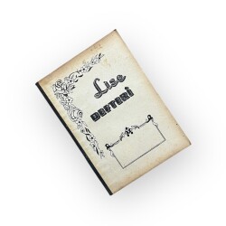 1970s Nostaljik Lise Defteri 160 Yapraklı #AOB5126 - 4