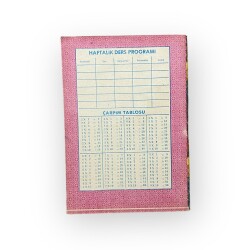 1970s Nostaljik Lise Defteri - 60 Yapraklı #AOB5120 - 2