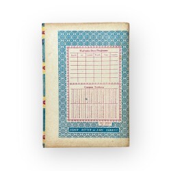 1970s Nostaljik Lise Defteri (Yener Defter ve Zarf Sanayii ) 40 Papraklı #AOB5116 - 2