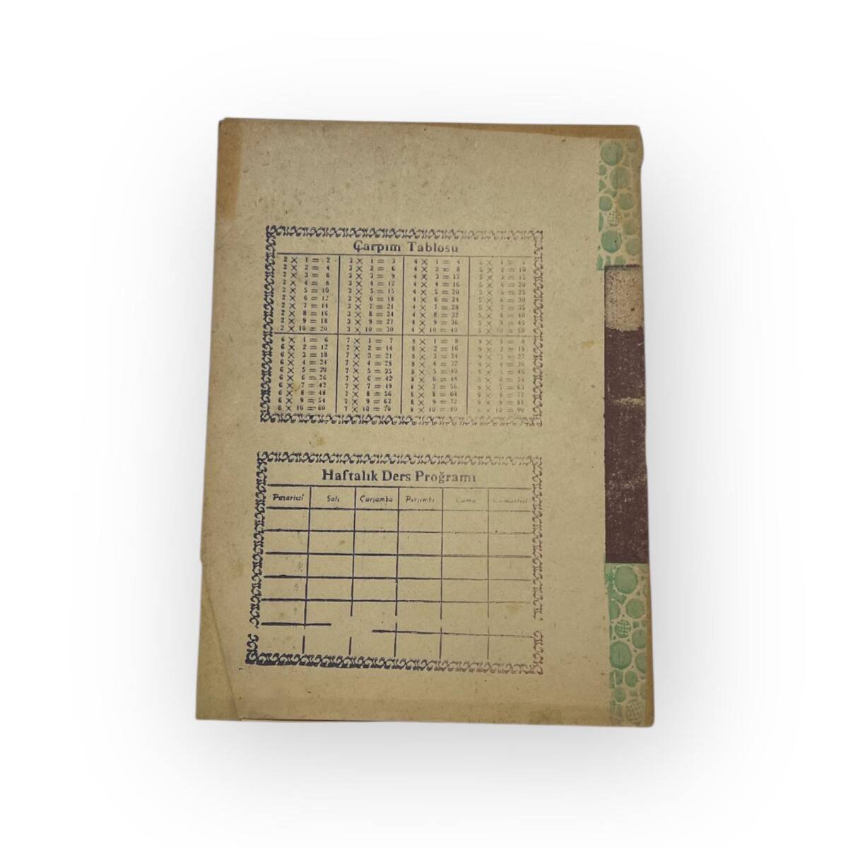 1970s Rumeli Hisarı Görselli Lise Defteri Çizgisiz 20 Yapraklı#AOB6048 - 2