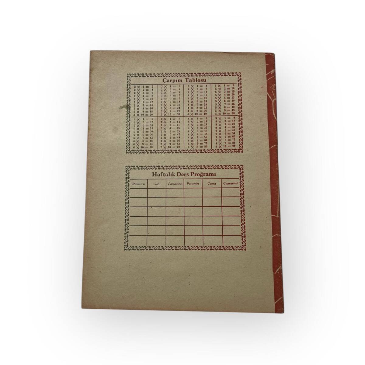 1970s Selimiye Camii ve Mimar Sinan Göerselli Lise Defteri Çizgisiz 20 Yapraklı#AOB6050 - 2