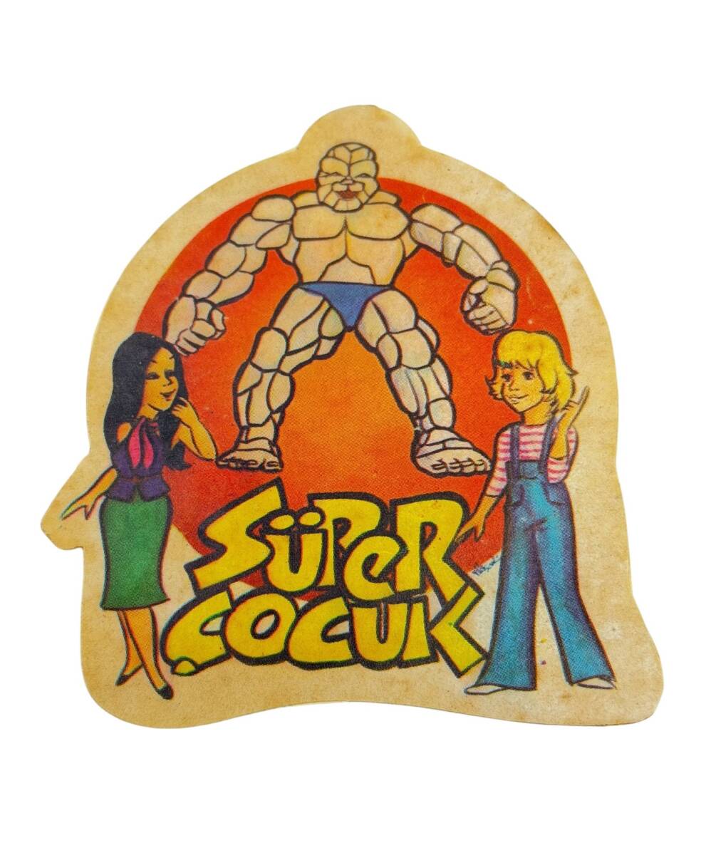 1970's Süper Çocuk Sticker Çıkartma AKS1923 - 1
