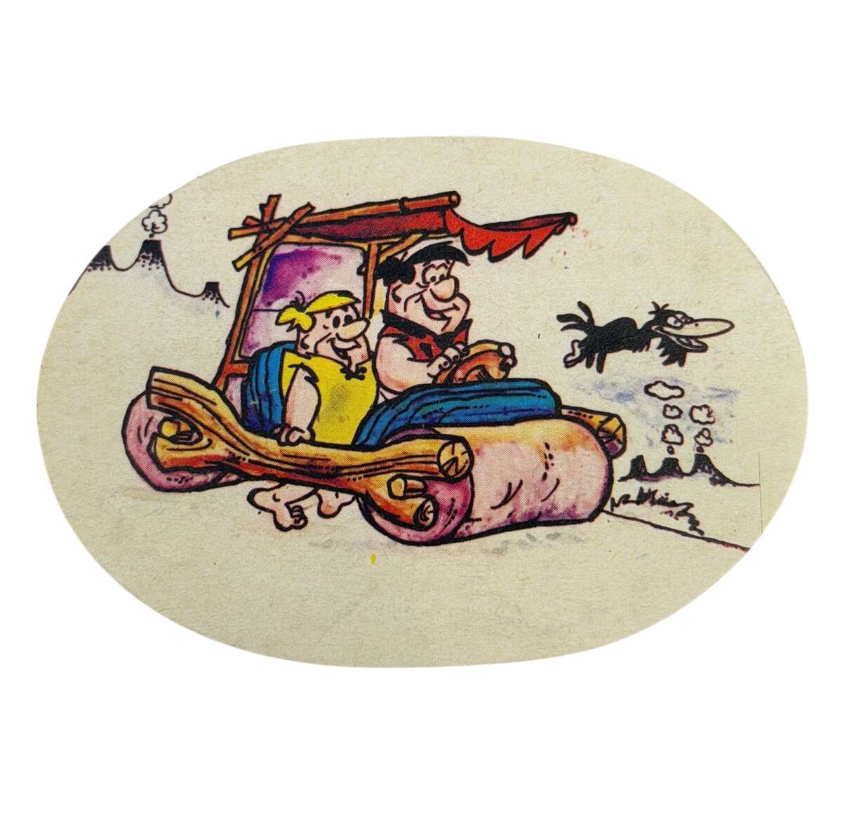 1970's Taş Devri Fred Çakmaktaş & Moloztaş Sticker Çıkartma AKS1924 - 1