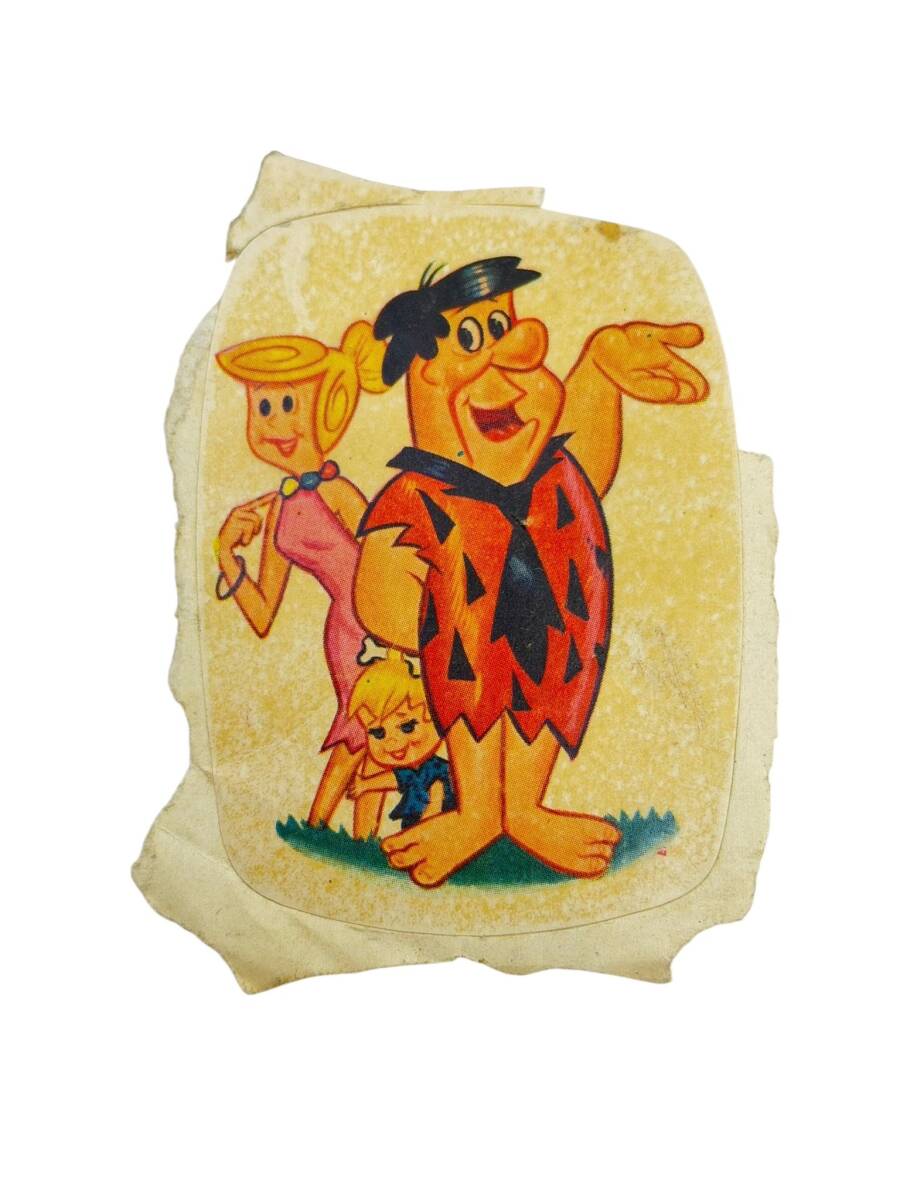 1970's Taş Devri (Fred Çakmaktaş & Wilma) Sticker Çıkartma AKS1893 - 1
