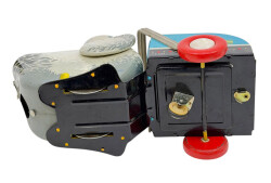 1970's Teneke Oyuncak Pilli Tavuk & Civciv AOB5440 - 6