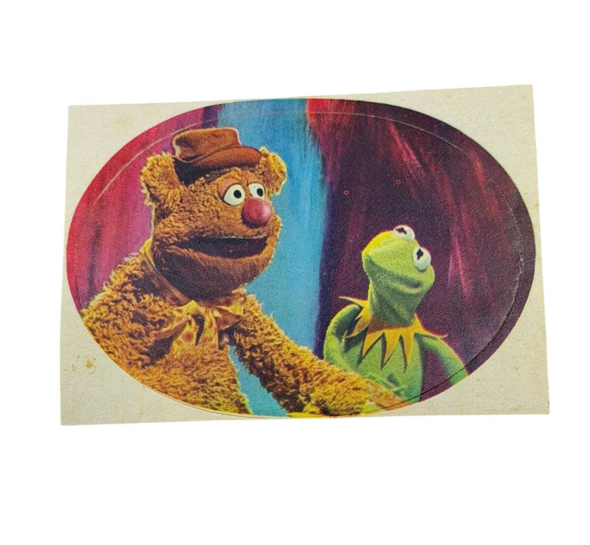 1970's The Muppet Show – Kermit ve Fozzie Bear Sticker Çıkartma AKS1934 - 1