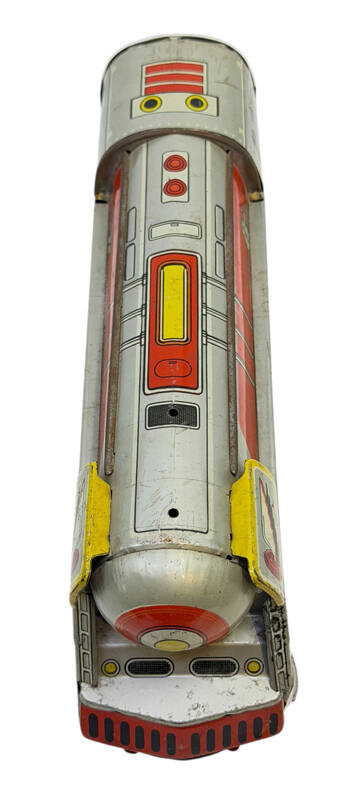 1970's Türk Malı Alasya Teneke Oyuncak Ankara Ekspresi Vagonlu Treni AOB5104 - 6