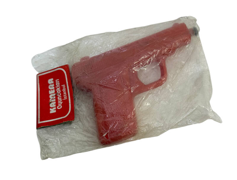 1970's Türk Malı Kamera Oyuncakları Üfleme Plâstik Su Tabancası (Sıfır Ürün) *Ultra Nadir* AOB5091 - 1