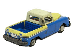 1970's Türk Malı Ne-Kur Sürtme Mekanizmalı Teneke Oyuncak Kamyonet AOB5390 - 5