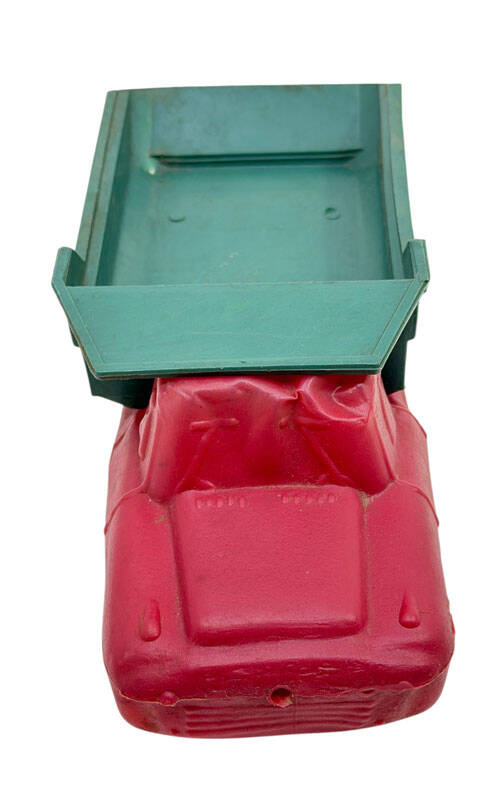 1970's Üfleme Plâstik Büyük Boy Oyuncak Damperli Kamyon AOB5443 - 2