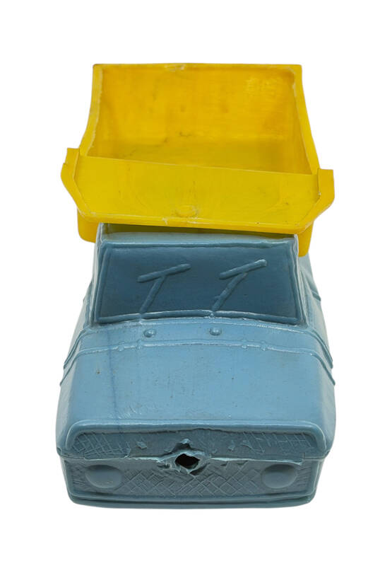 1970's Üfleme Plâstik Damperli Oyuncak Kamyonet AOB5170 - 2