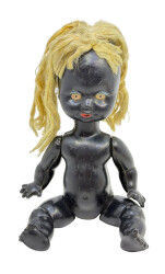 1970's Üfleme Plâstik Oyuncak Arap Kızı *Ultra Nadir* AOB5169 - 3