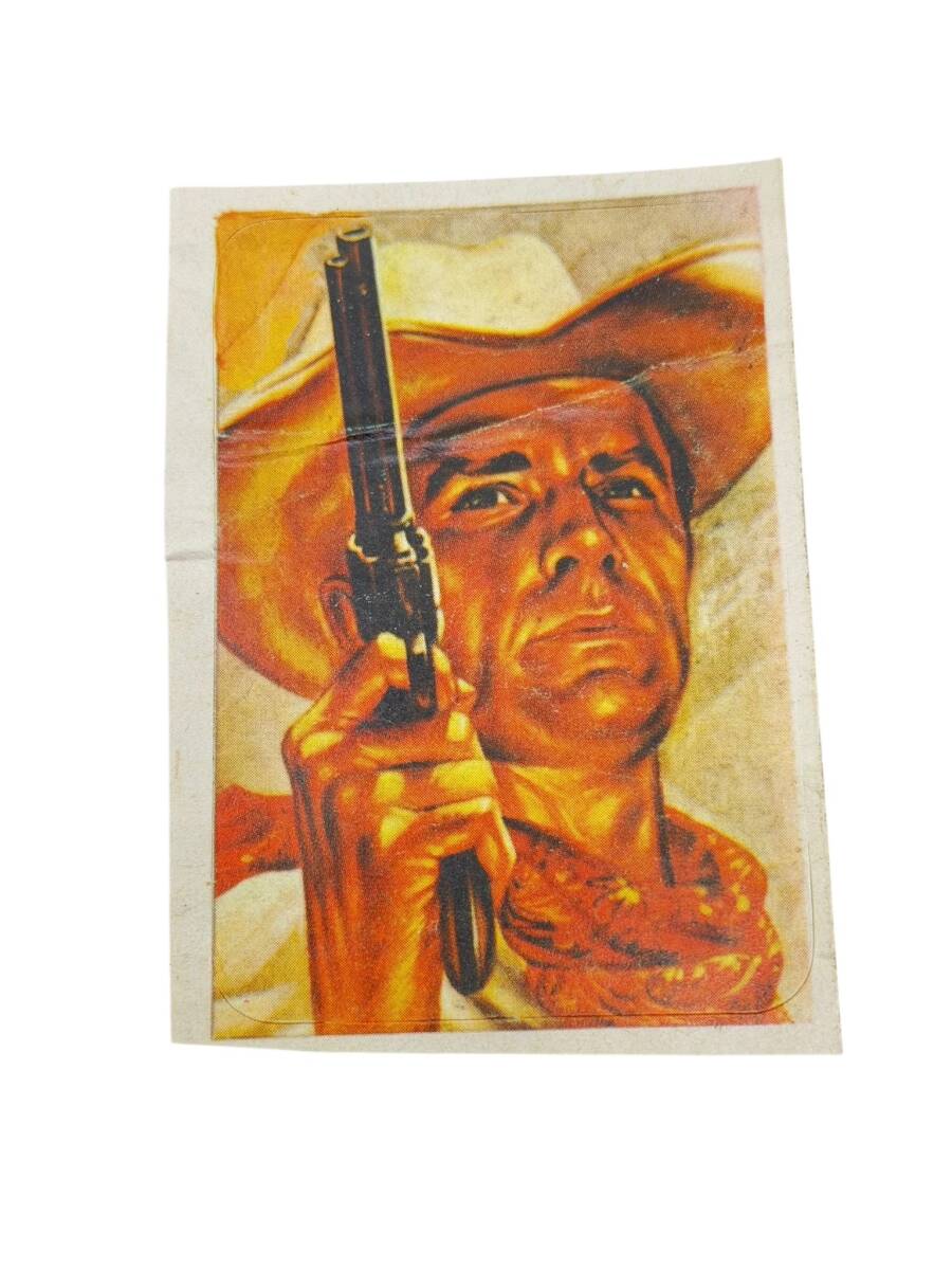 1970's Vahşi Batı Kovboy Sticker Çıkartma AKS1932 - 1