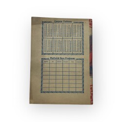 1970s Yavuz Sultan Selim Görselli Gençlik Lise Defteri Çizgisiz 80 Yapraklı #AOB6039 - 2