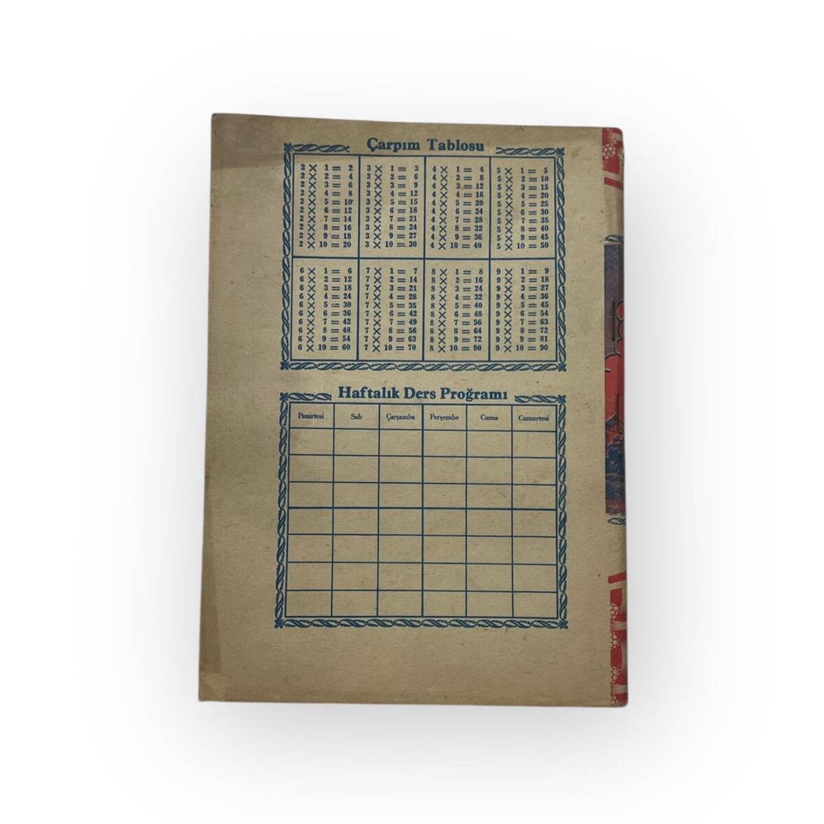 1970s Yavuz Sultan Selim Görselli Gençlik Lise Defteri Çizgisiz 80 Yapraklı #AOB6039 - 2