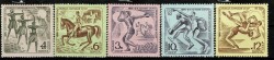 1971 SSCB Spor Komple Tam Seri Pul Lotu - 5. Halklar Spartakiadı (Damgasız) PPT2809 - 